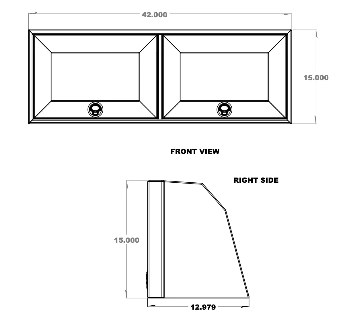Van Wife 42" Upper Cabinet