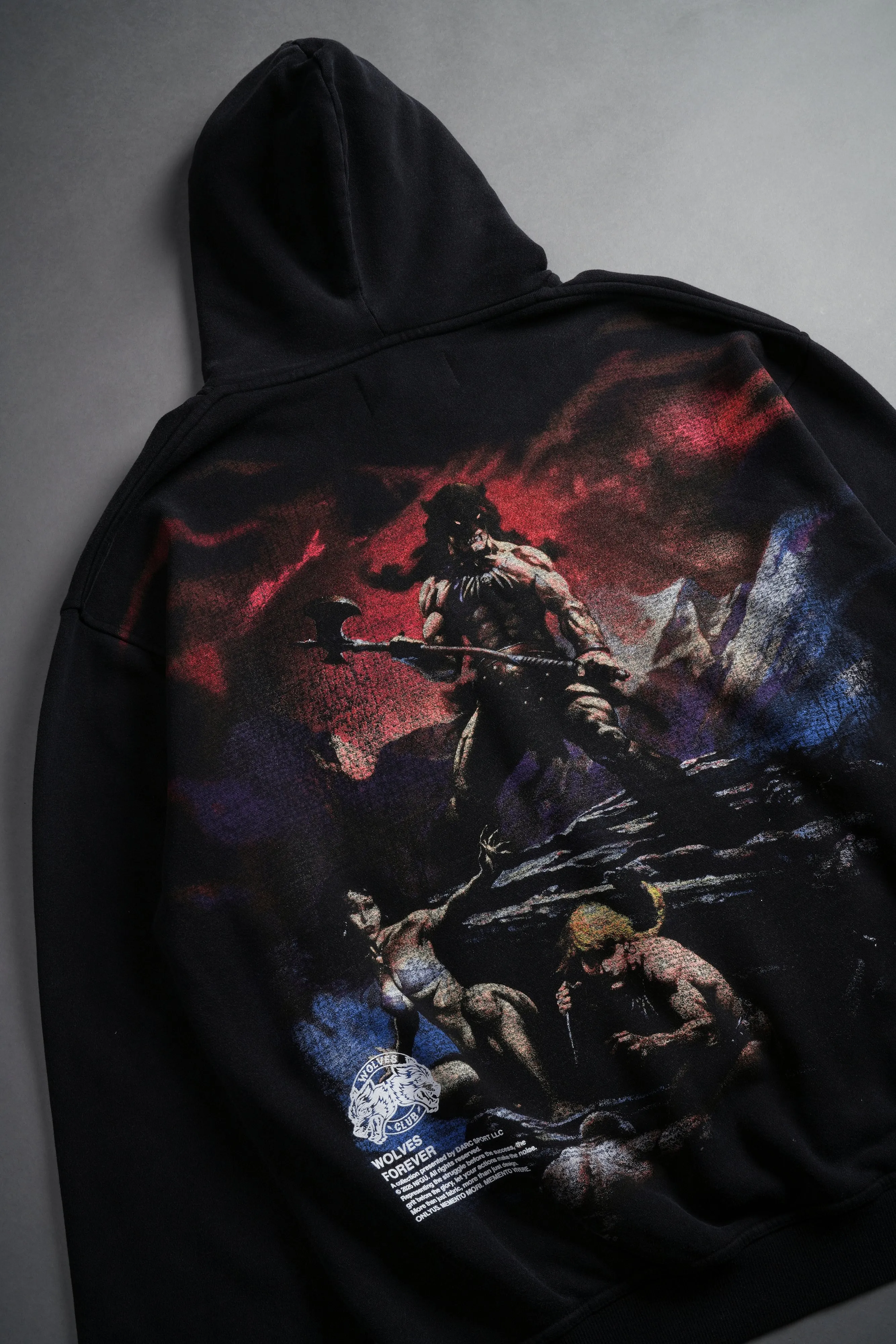 Victory Or Valhalla "Pierce" Hoodie in Black